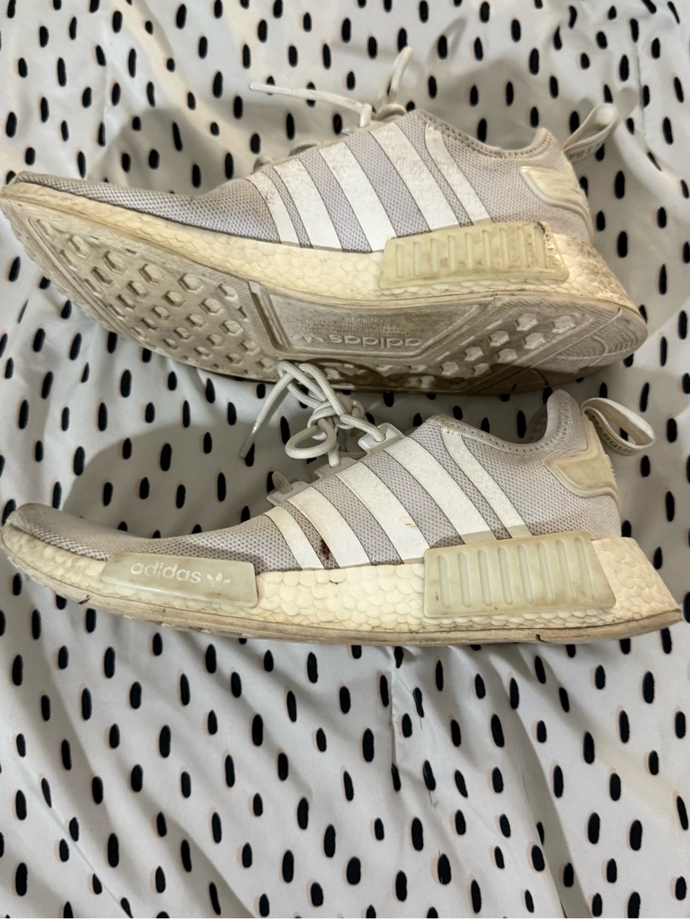 adidas Women’s NMD_R1 Sneakers — White/Cream